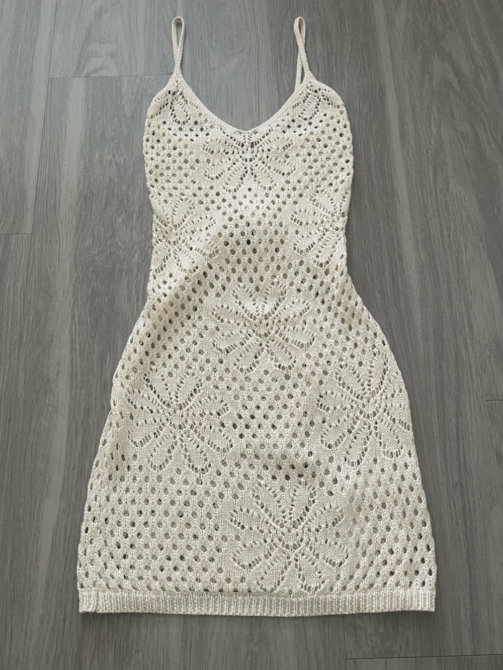 Crochet Floral Knit Design / Swim Cover-Up Dress